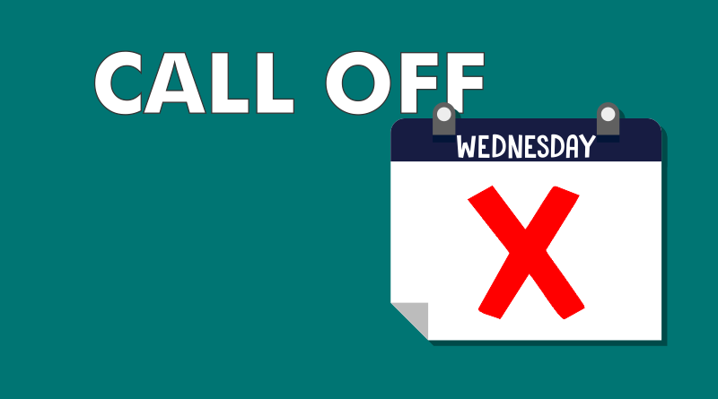 call off meaning in english synonyms